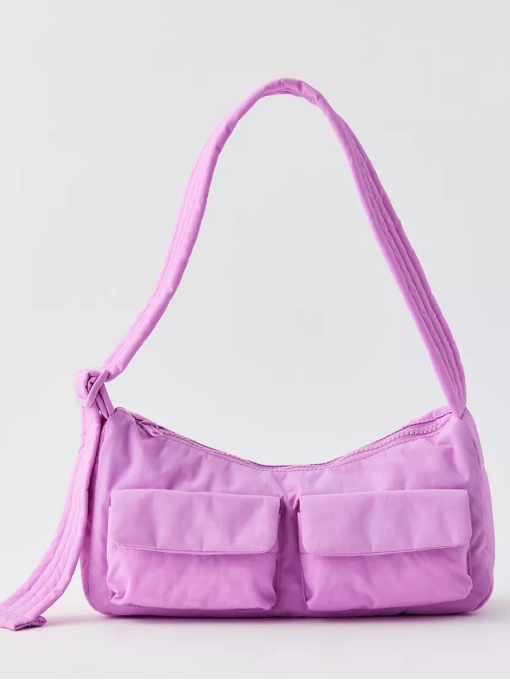 BAGGU Cargo Nylon Shoulder Bag Peony